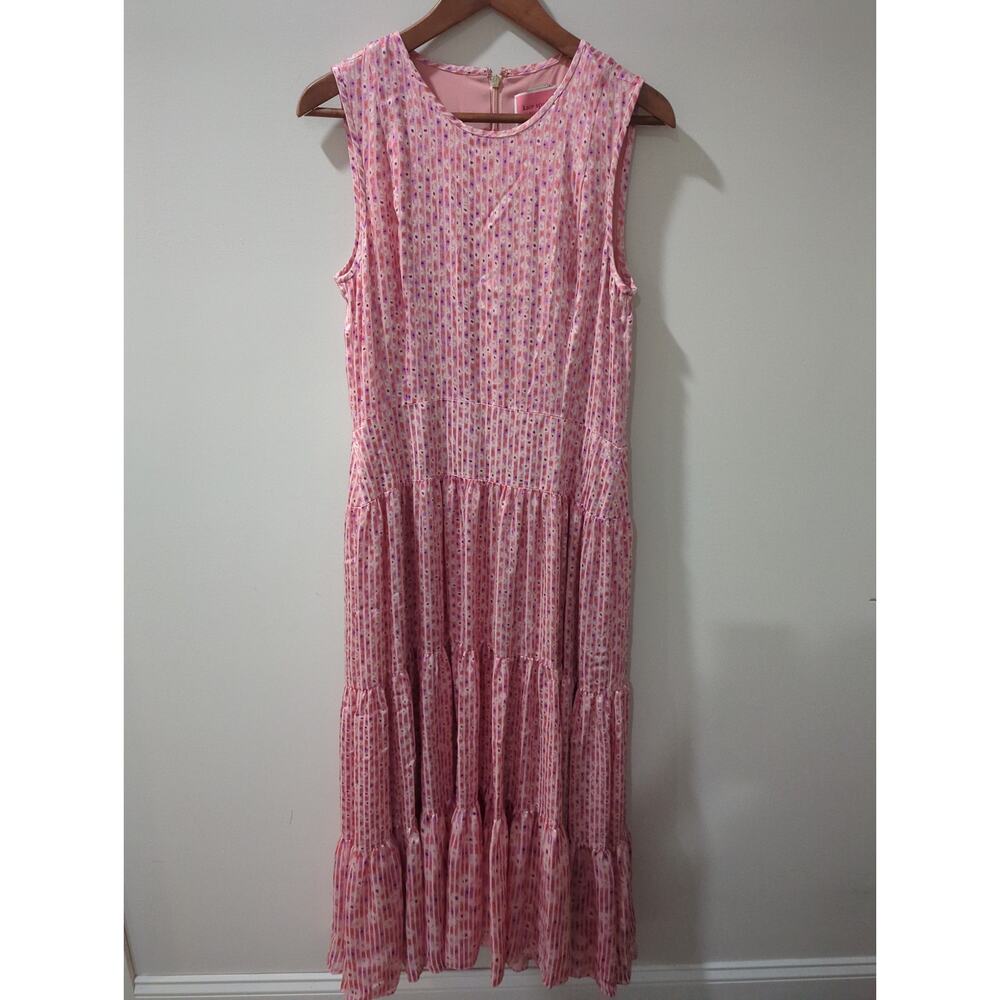 Kate Spade Poppy Field Pink Tiered Maxi Dress NWT - Picture 5 of 7